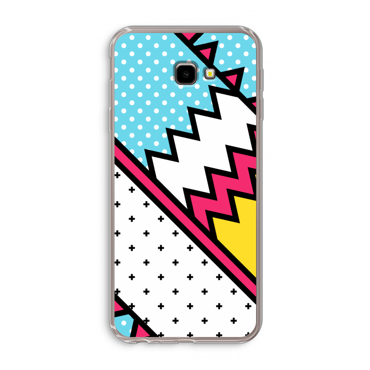 Pop Art #2: Samsung Galaxy J4 Plus Transparant Hoesje