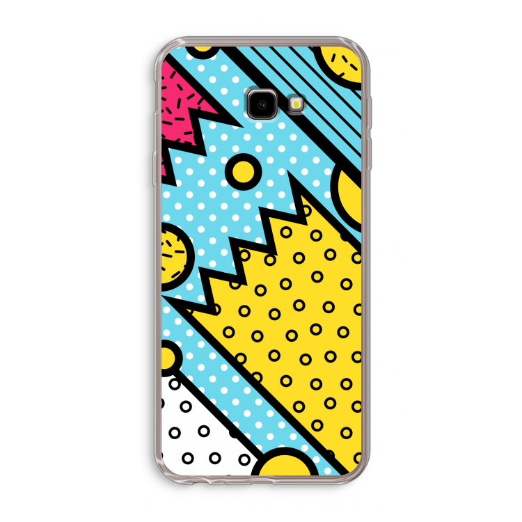 Pop Art #1: Samsung Galaxy J4 Plus Transparant Hoesje