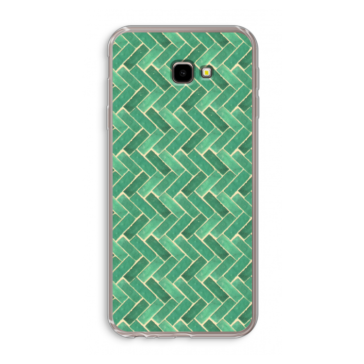 Moroccan tiles 2: Samsung Galaxy J4 Plus Transparant Hoesje