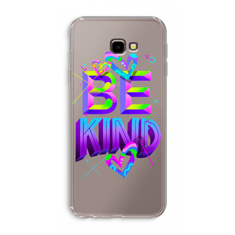 Be Kind: Samsung Galaxy J4 Plus Transparant Hoesje