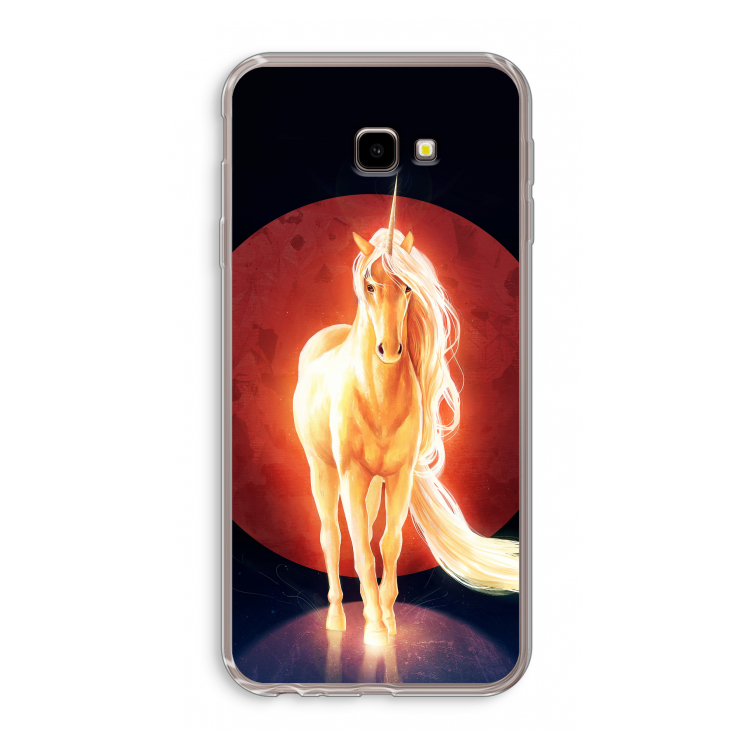 Last Unicorn: Samsung Galaxy J4 Plus Transparant Hoesje