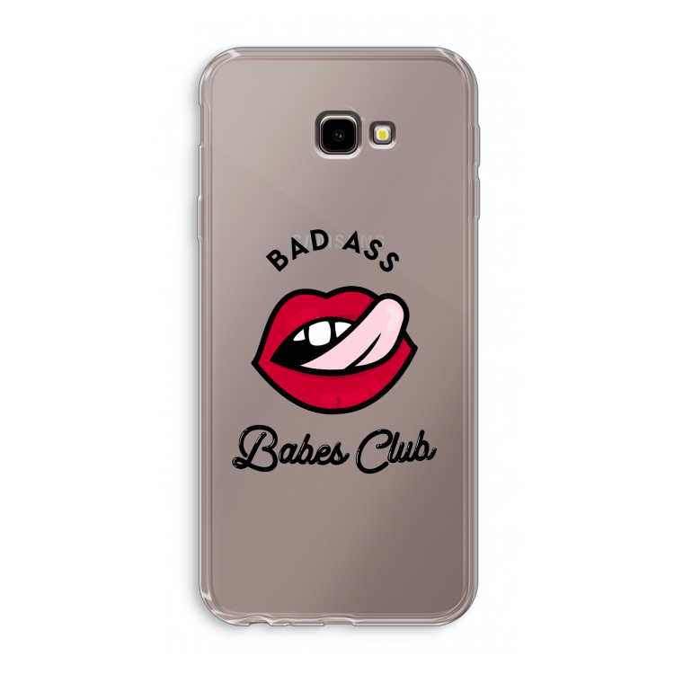 Badass Babes Club: Samsung Galaxy J4 Plus Transparant Hoesje