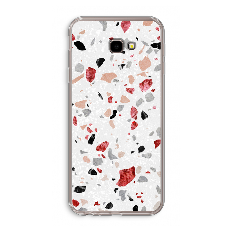 Terrazzo N°12: Samsung Galaxy J4 Plus Transparant Hoesje