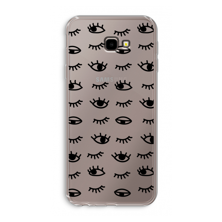 Eye pattern #2: Samsung Galaxy J4 Plus Transparant Hoesje