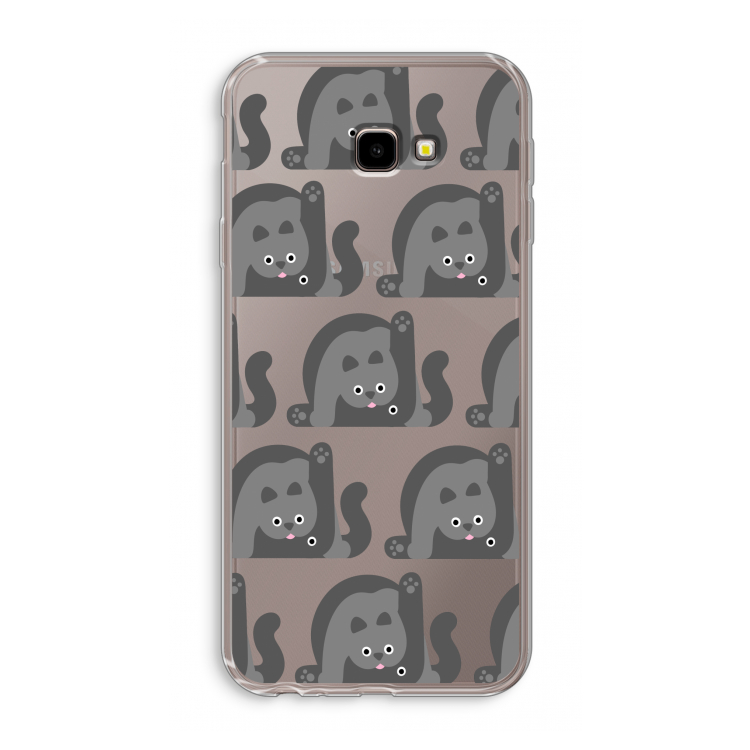 Cats: Samsung Galaxy J4 Plus Transparant Hoesje