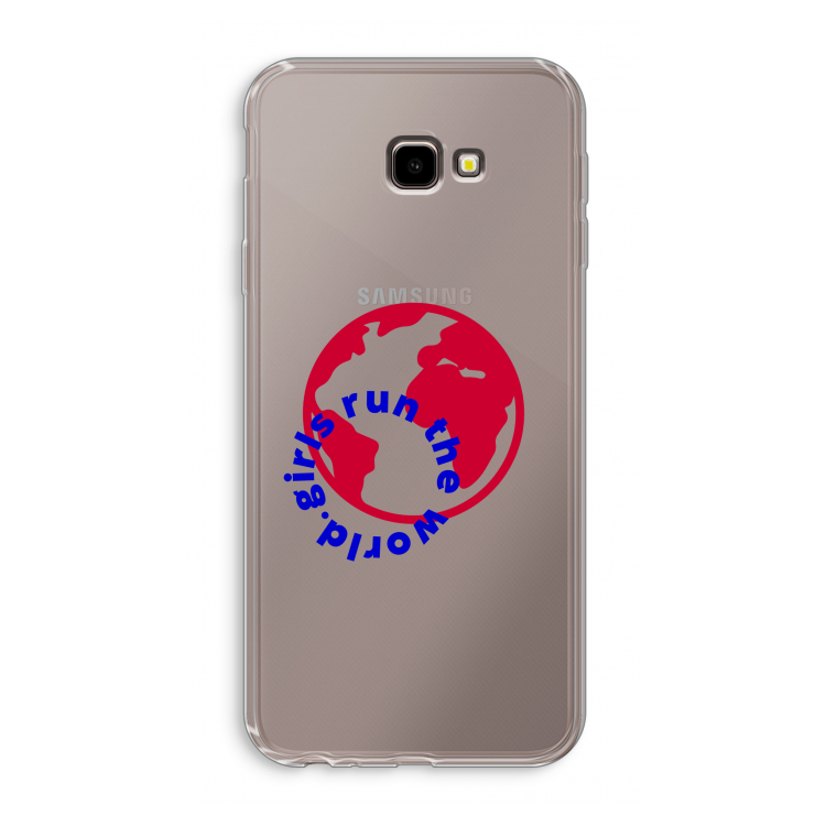 Run The World: Samsung Galaxy J4 Plus Transparant Hoesje