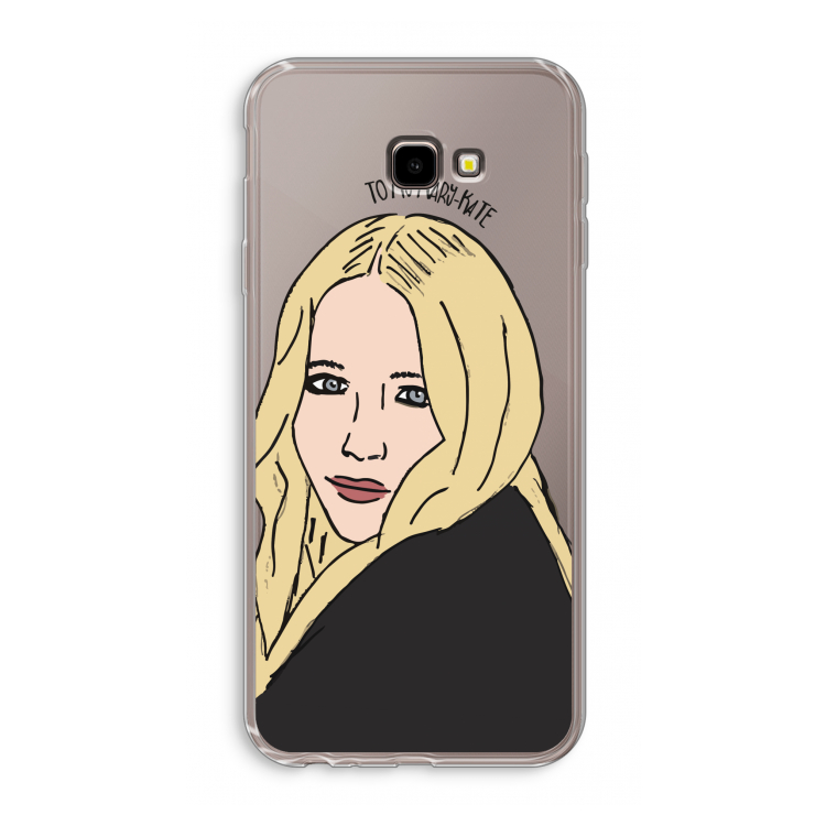 Mary Kate: Samsung Galaxy J4 Plus Transparant Hoesje