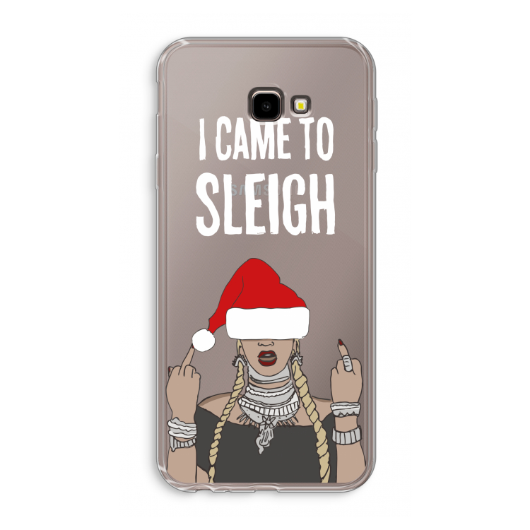 Came To Sleigh: Samsung Galaxy J4 Plus Transparant Hoesje