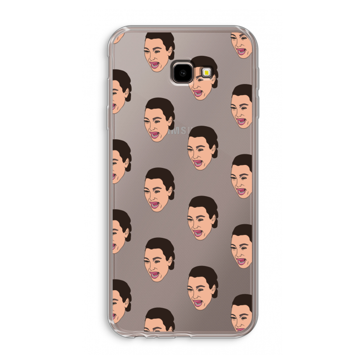 Ugly Cry Call: Samsung Galaxy J4 Plus Transparant Hoesje