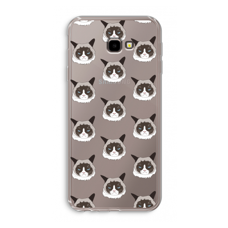 It's a Purrr Case: Samsung Galaxy J4 Plus Transparant Hoesje