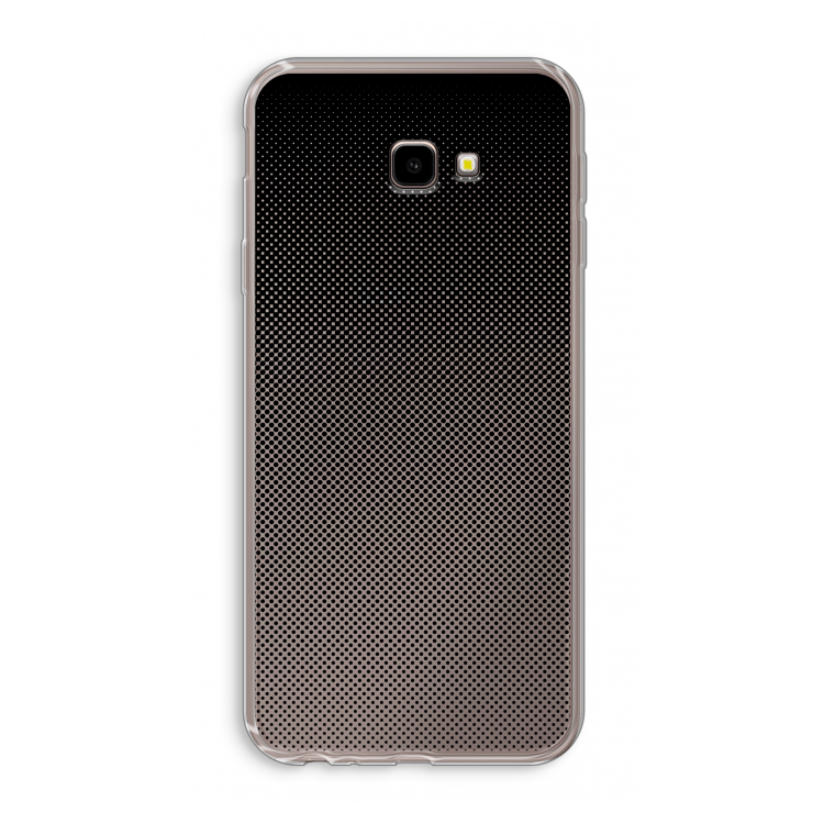 Musketon Halftone: Samsung Galaxy J4 Plus Transparant Hoesje
