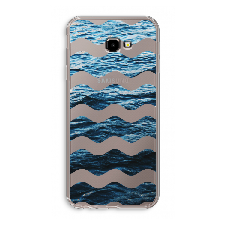 Oceaan: Samsung Galaxy J4 Plus Transparant Hoesje
