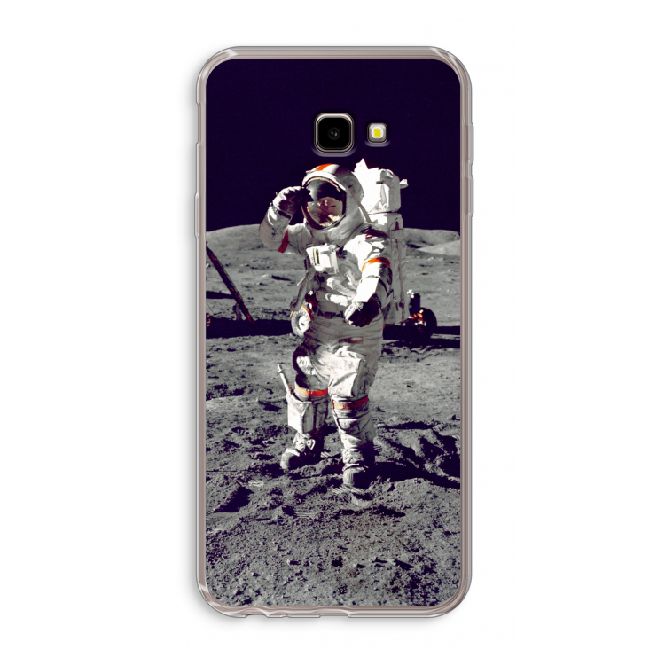 Spaceman: Samsung Galaxy J4 Plus Transparant Hoesje