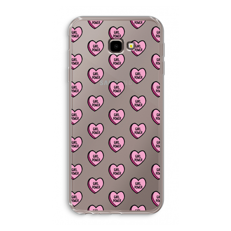 GIRL POWER: Samsung Galaxy J4 Plus Transparant Hoesje
