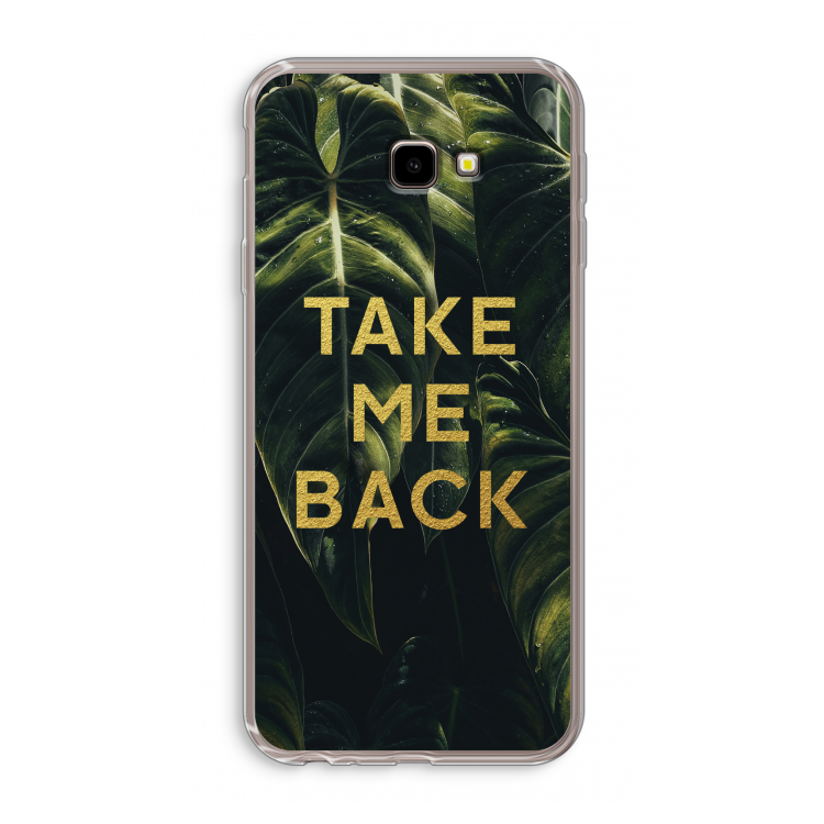Take me back: Samsung Galaxy J4 Plus Transparant Hoesje