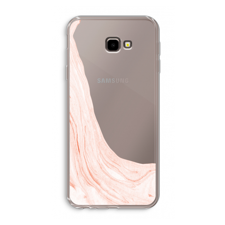 Peach bath: Samsung Galaxy J4 Plus Transparant Hoesje