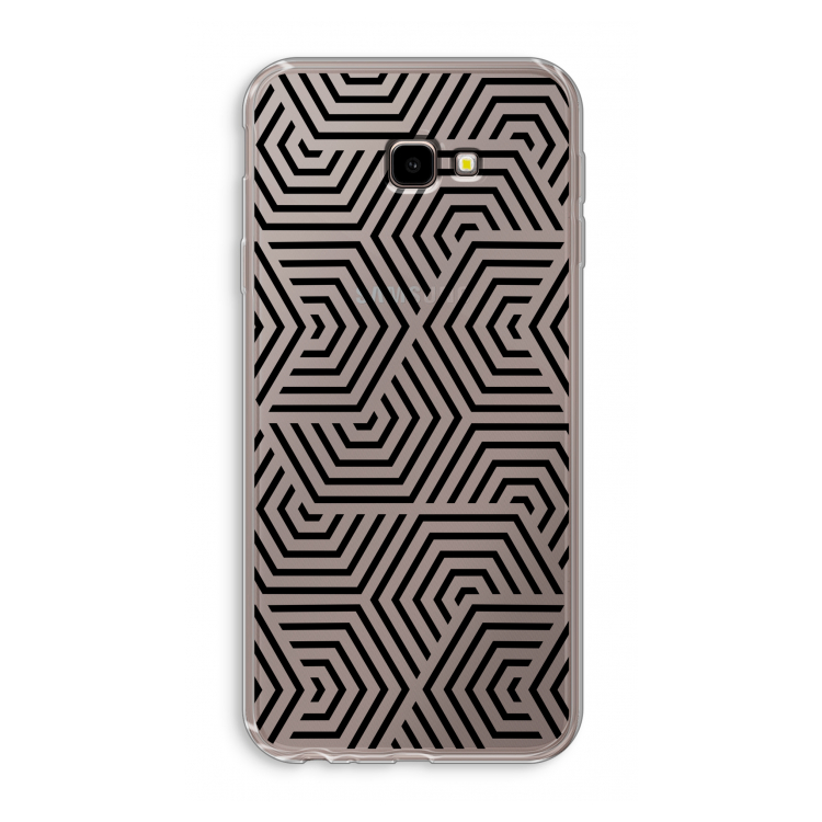 Magic pattern: Samsung Galaxy J4 Plus Transparant Hoesje