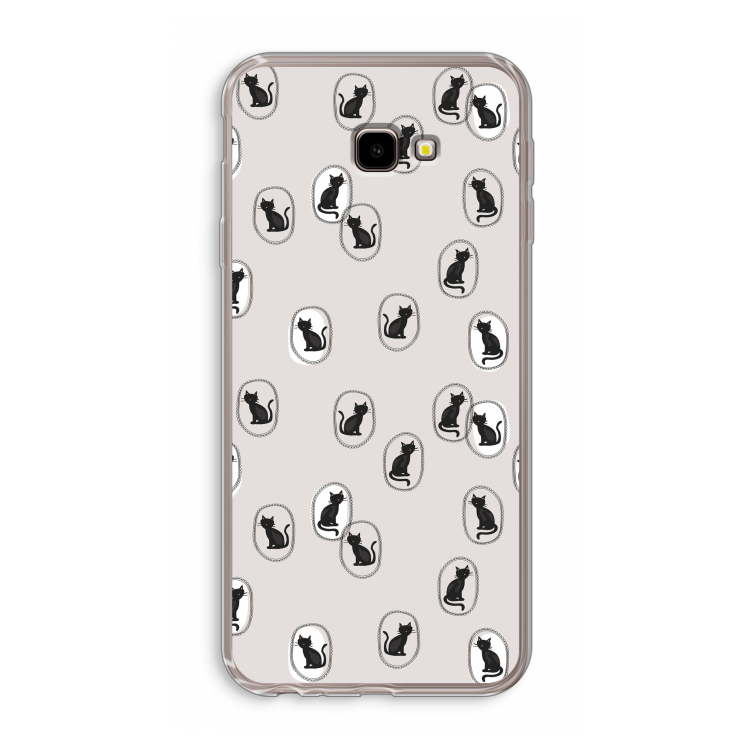 Miauw: Samsung Galaxy J4 Plus Transparant Hoesje