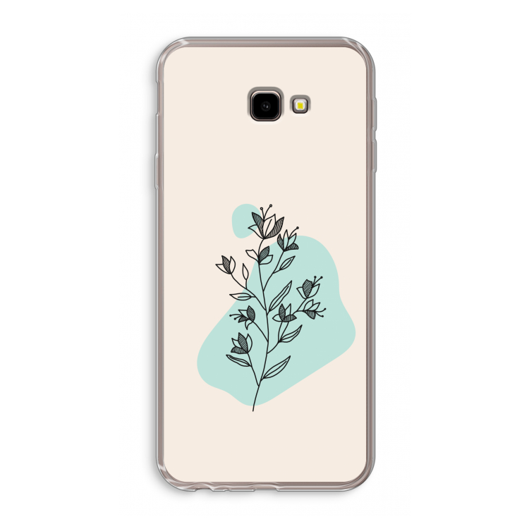 Violets are blue: Samsung Galaxy J4 Plus Transparant Hoesje