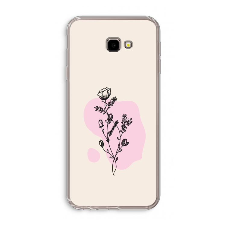 Roses are red: Samsung Galaxy J4 Plus Transparant Hoesje