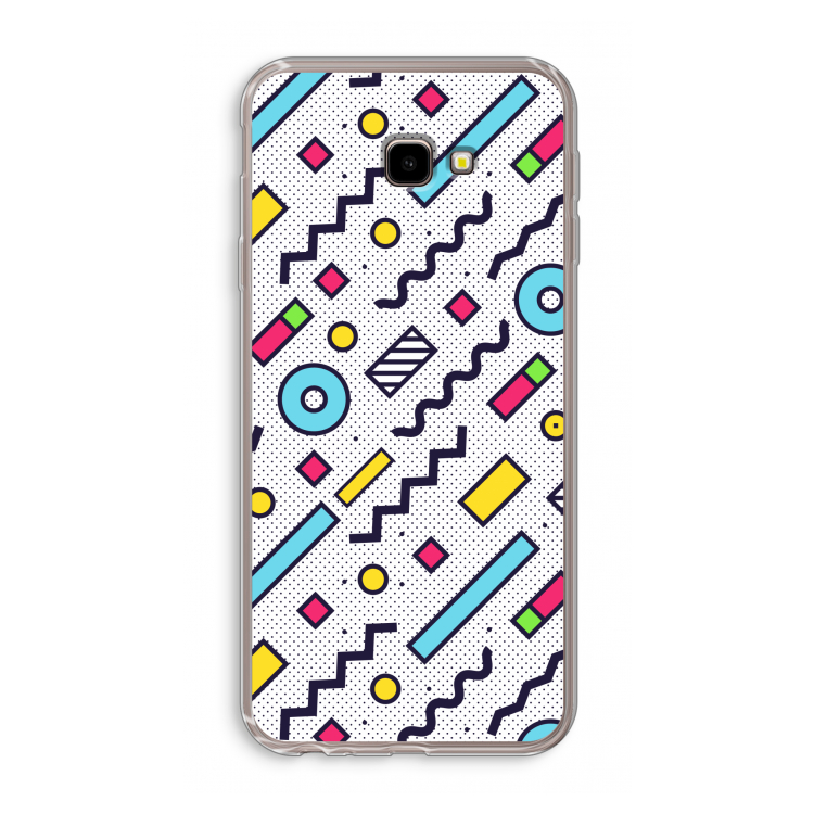 8-bit N°8: Samsung Galaxy J4 Plus Transparant Hoesje