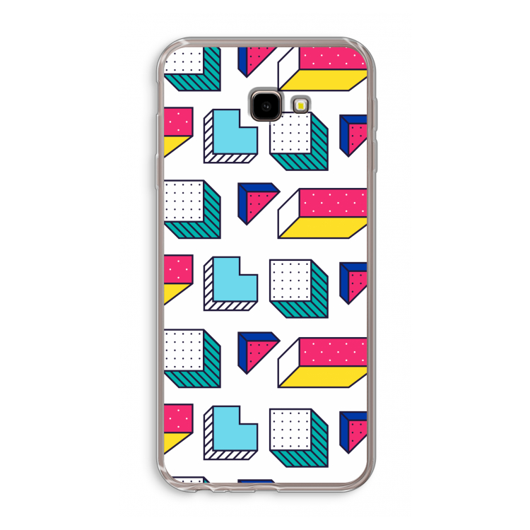 8-bit N°7: Samsung Galaxy J4 Plus Transparant Hoesje