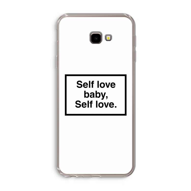 Self love: Samsung Galaxy J4 Plus Transparant Hoesje