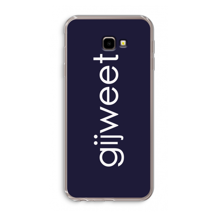 Gijweet: Samsung Galaxy J4 Plus Transparant Hoesje