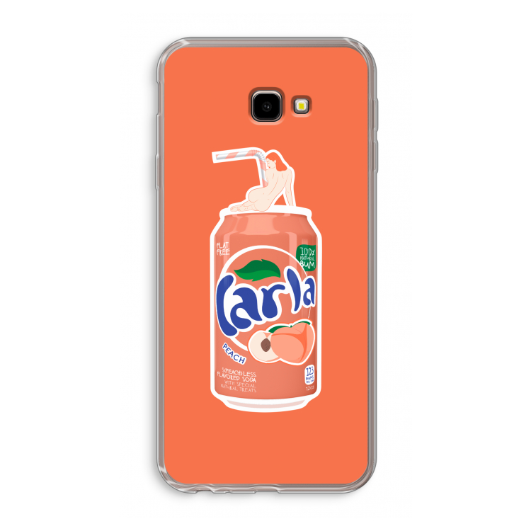 S(peach)less: Samsung Galaxy J4 Plus Transparant Hoesje