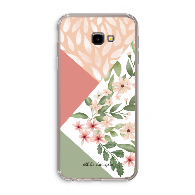 Sweet heaven geometrics: Samsung Galaxy J4 Plus Transparant Hoesje