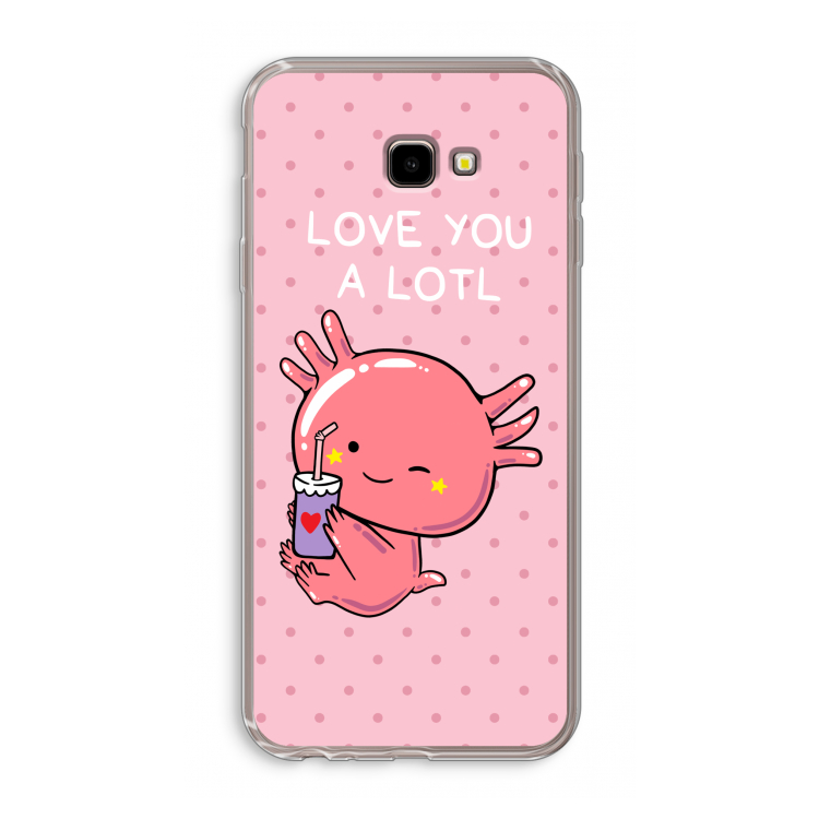 Love You A Lotl: Samsung Galaxy J4 Plus Transparant Hoesje