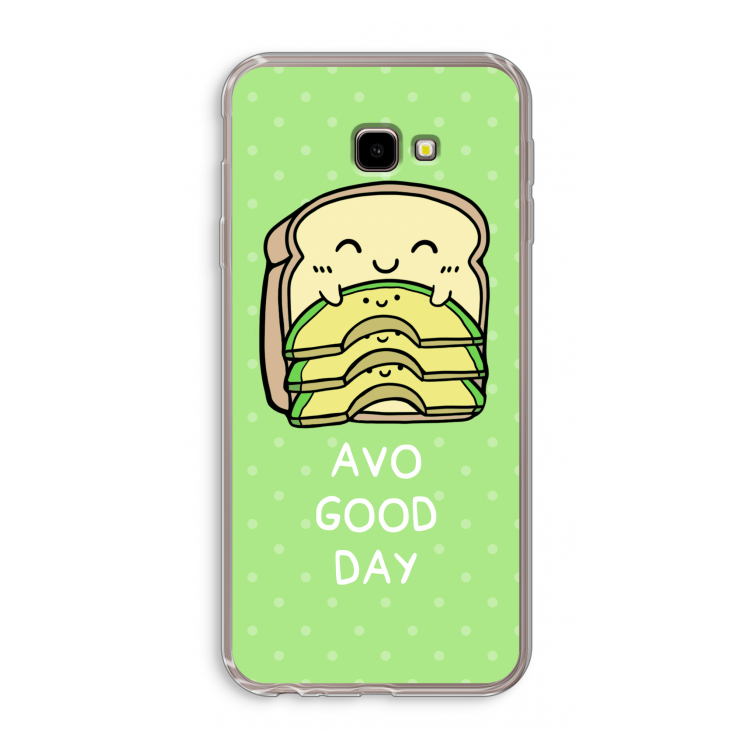 Avo Good Day: Samsung Galaxy J4 Plus Transparant Hoesje