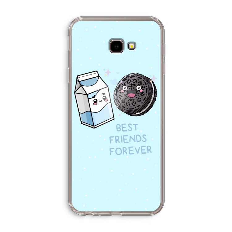 Best Friend Forever: Samsung Galaxy J4 Plus Transparant Hoesje