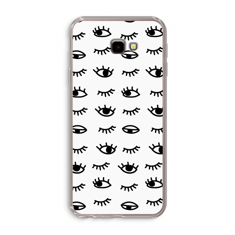 Eye pattern #2: Samsung Galaxy J4 Plus Transparant Hoesje
