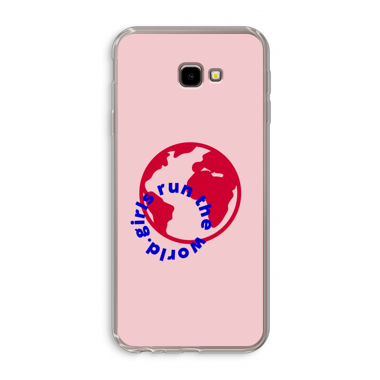 Run The World: Samsung Galaxy J4 Plus Transparant Hoesje