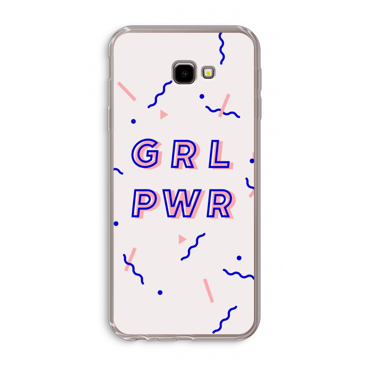 GRL PWR: Samsung Galaxy J4 Plus Transparant Hoesje