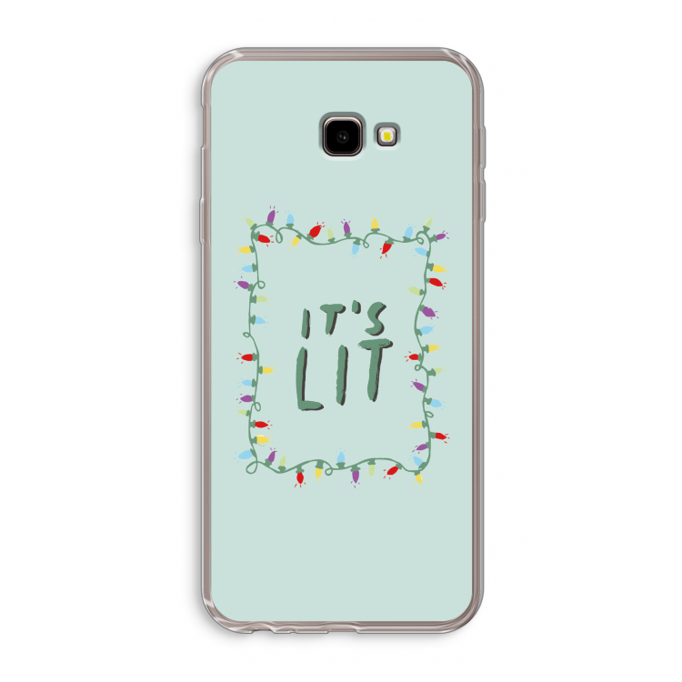 It's Lit: Samsung Galaxy J4 Plus Transparant Hoesje
