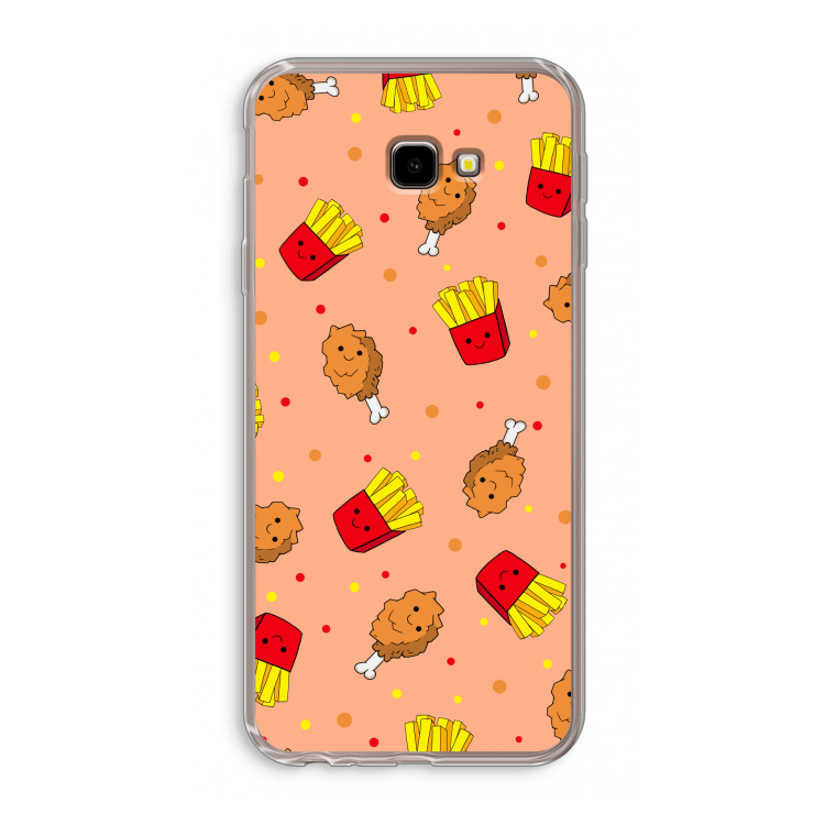 Chicken 'n Fries: Samsung Galaxy J4 Plus Transparant Hoesje