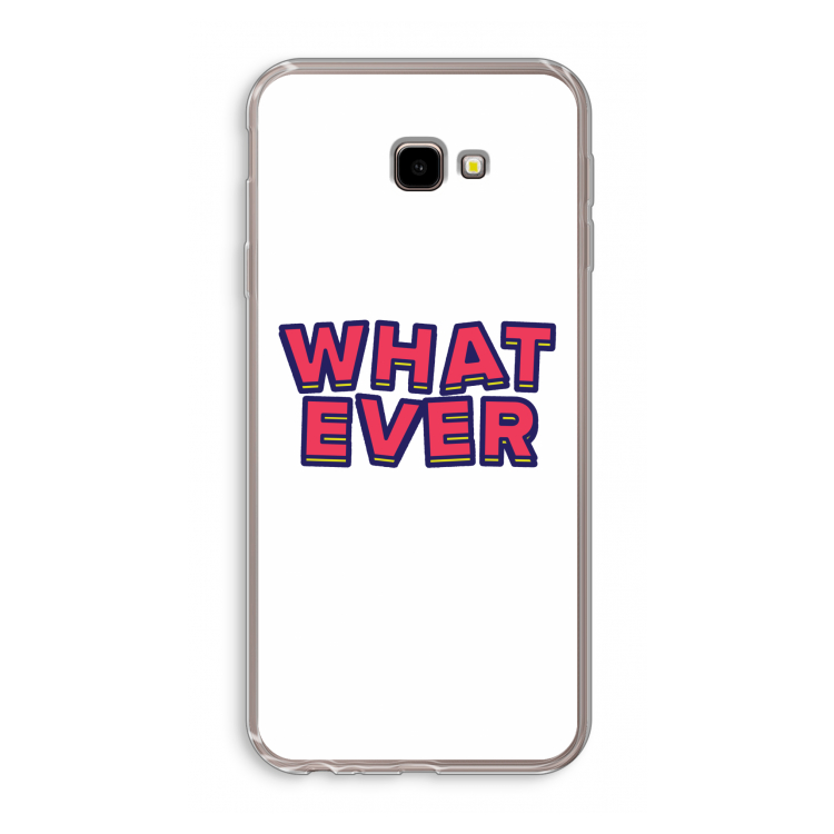 Whatever: Samsung Galaxy J4 Plus Transparant Hoesje