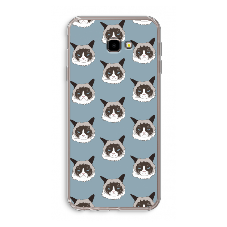 It's a Purrr Case: Samsung Galaxy J4 Plus Transparant Hoesje