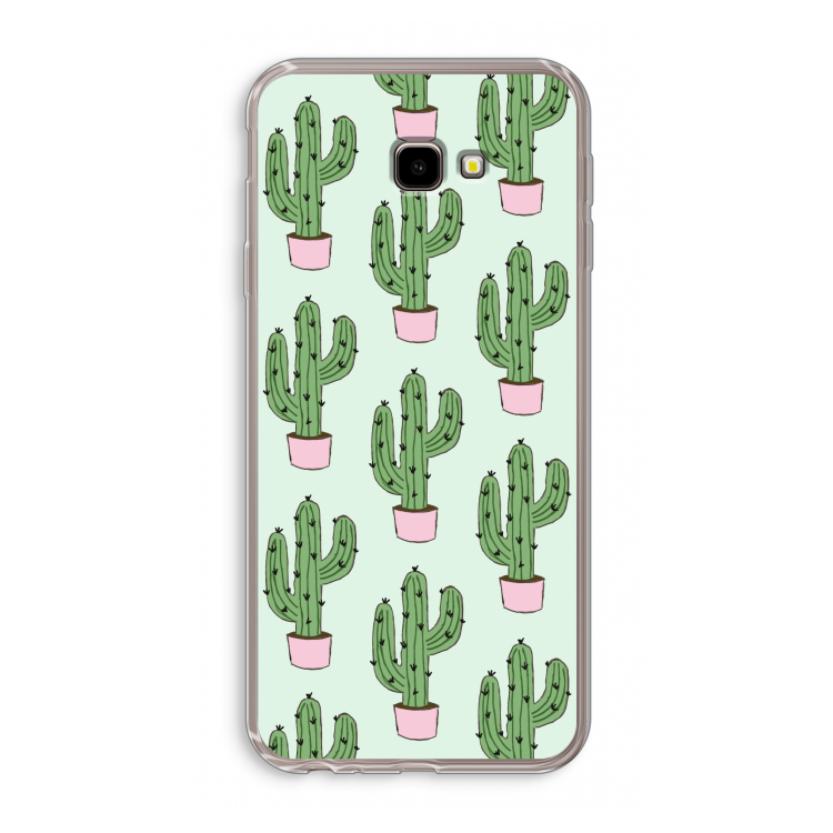 Cactus Lover: Samsung Galaxy J4 Plus Transparant Hoesje