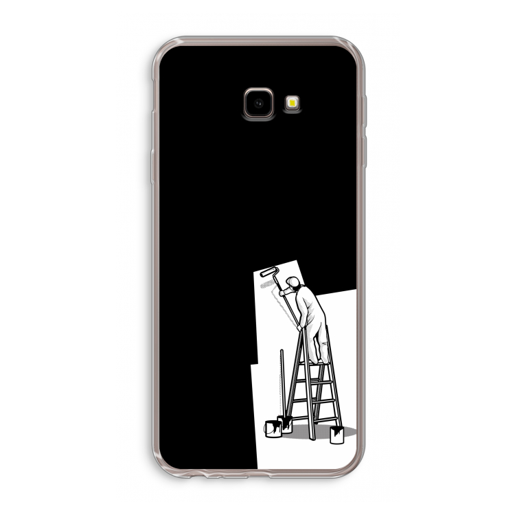 Musketon Painter: Samsung Galaxy J4 Plus Transparant Hoesje