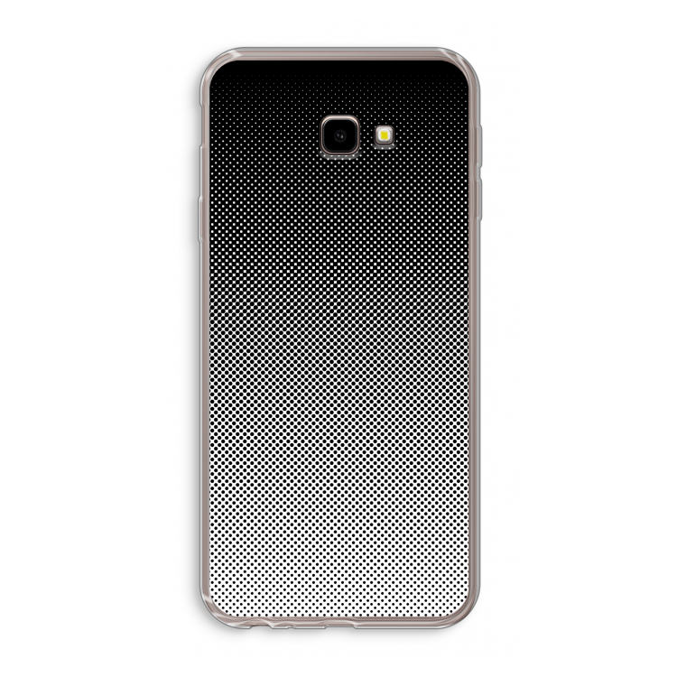 Musketon Halftone: Samsung Galaxy J4 Plus Transparant Hoesje