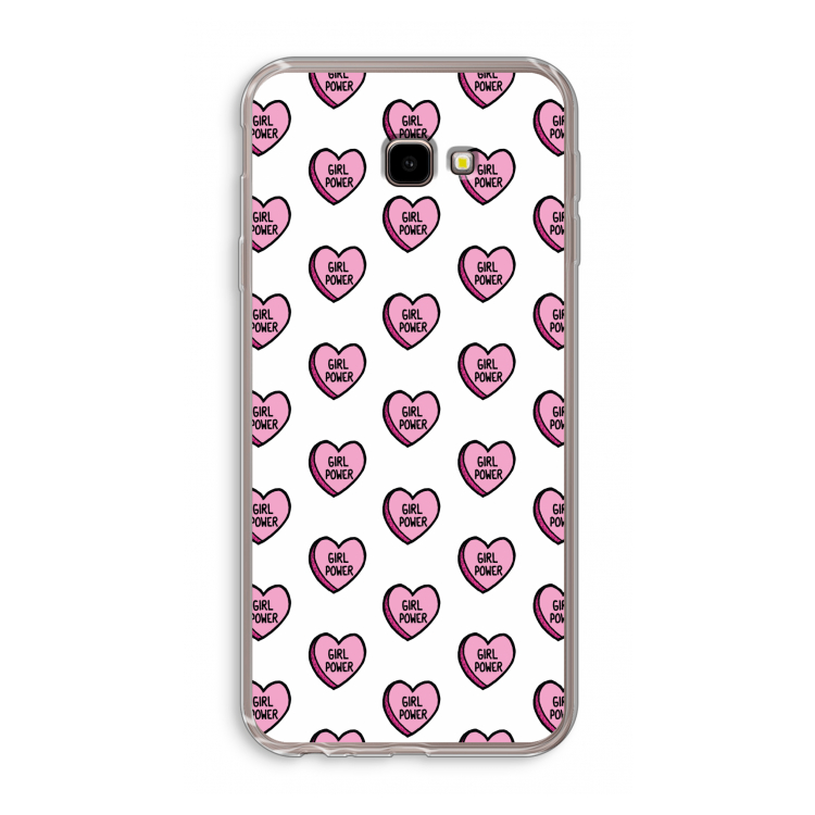 GIRL POWER: Samsung Galaxy J4 Plus Transparant Hoesje