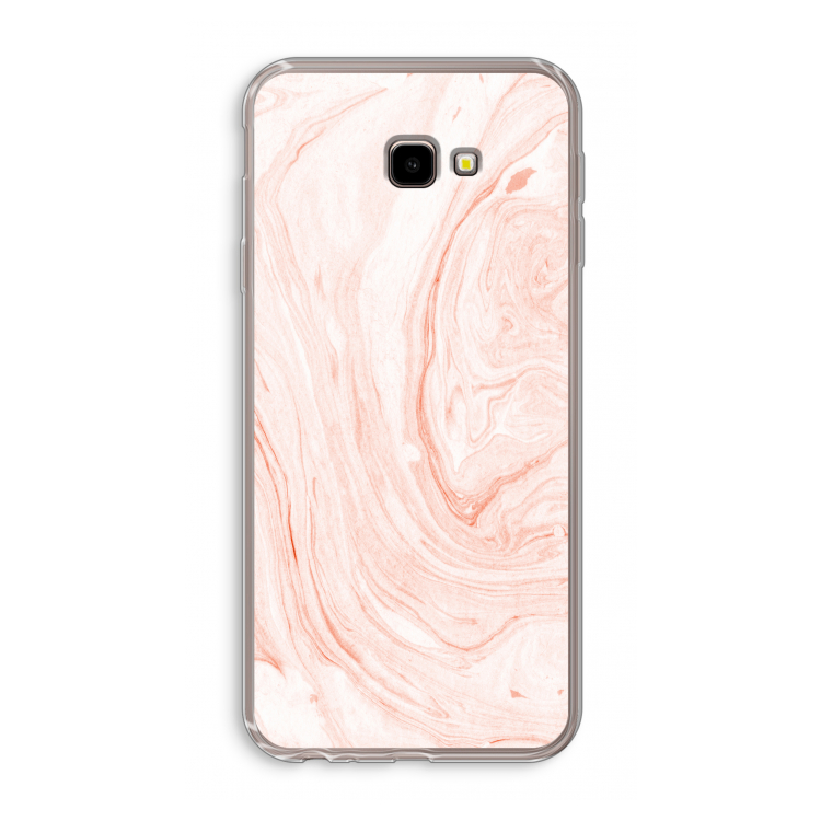 Peach bath: Samsung Galaxy J4 Plus Transparant Hoesje