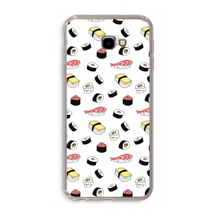 Sushi time: Samsung Galaxy J4 Plus Transparant Hoesje