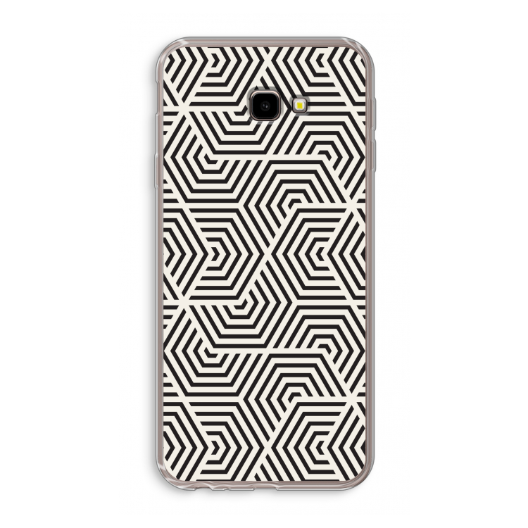 Magic pattern: Samsung Galaxy J4 Plus Transparant Hoesje