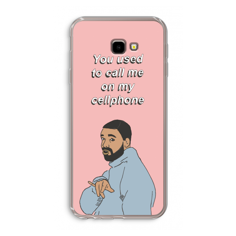 Hotline bling: Samsung Galaxy J4 Plus Transparant Hoesje