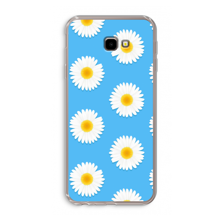 Margrietjes: Samsung Galaxy J4 Plus Transparant Hoesje
