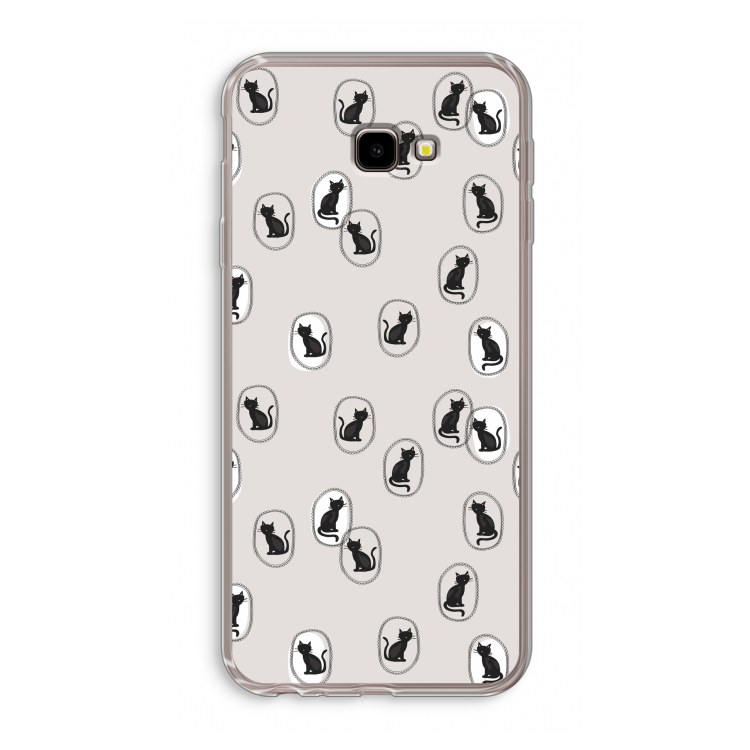 Miauw: Samsung Galaxy J4 Plus Transparant Hoesje